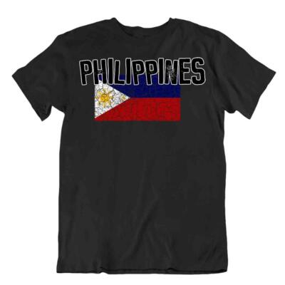 Philippinen Flagge Souvenir Reise Geschenk Patriot Tourismus Tradition T-Shirt