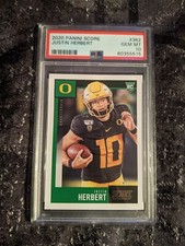 💎2020 SCORE Justin Herbert #362 Rookie PSA 10 GEM MT 🔥📈💎⬆️⬆️