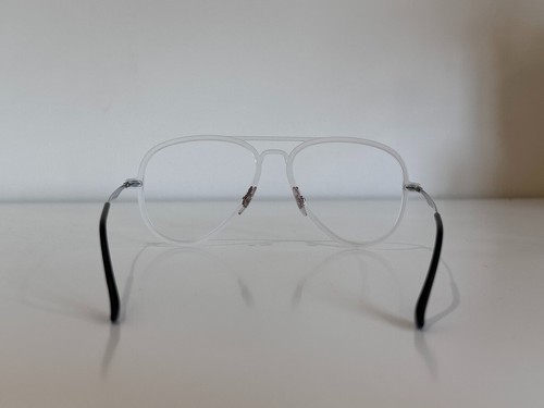 Ray Ban RB 4211 Aviator Light Ray Clear Silver Sunglasses 56-17-135 Frame Only - Picture 12 of 12