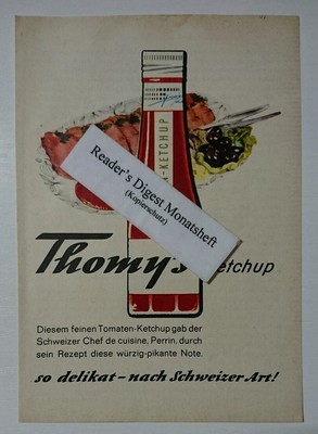 Werbeanzeige/advertisement A5: Thomy's Tomaten-Ketchup 1961 (120916102)