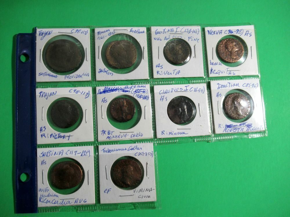 Roman Imperial super lot Ranking TOP4 of 10 sestertius 8 As Maybe 2 and Columbus Mall .