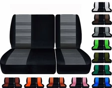 Fits 88-91 Chevy C/K 1500 truck 40/60 front bench seat covers , NO headrests
