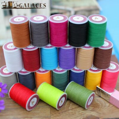 Professional 8 Strands Waxed Lined Thread 0.5mm 112M hand sewing leathercraft