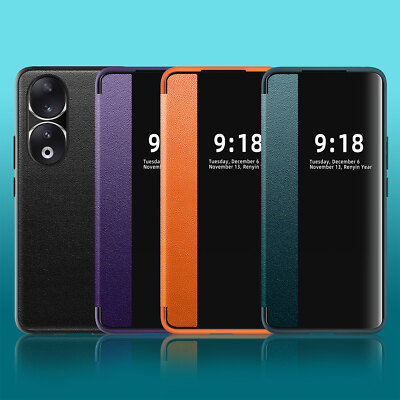 For Honor 90 (6.7'') Luxury Flip Leather Smart View Wallet Slim Case Cover