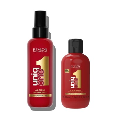 Revlon Uniq One Set Hair Treatment 150ml + All in One Shampoo 100ml (9,16 /100ml
