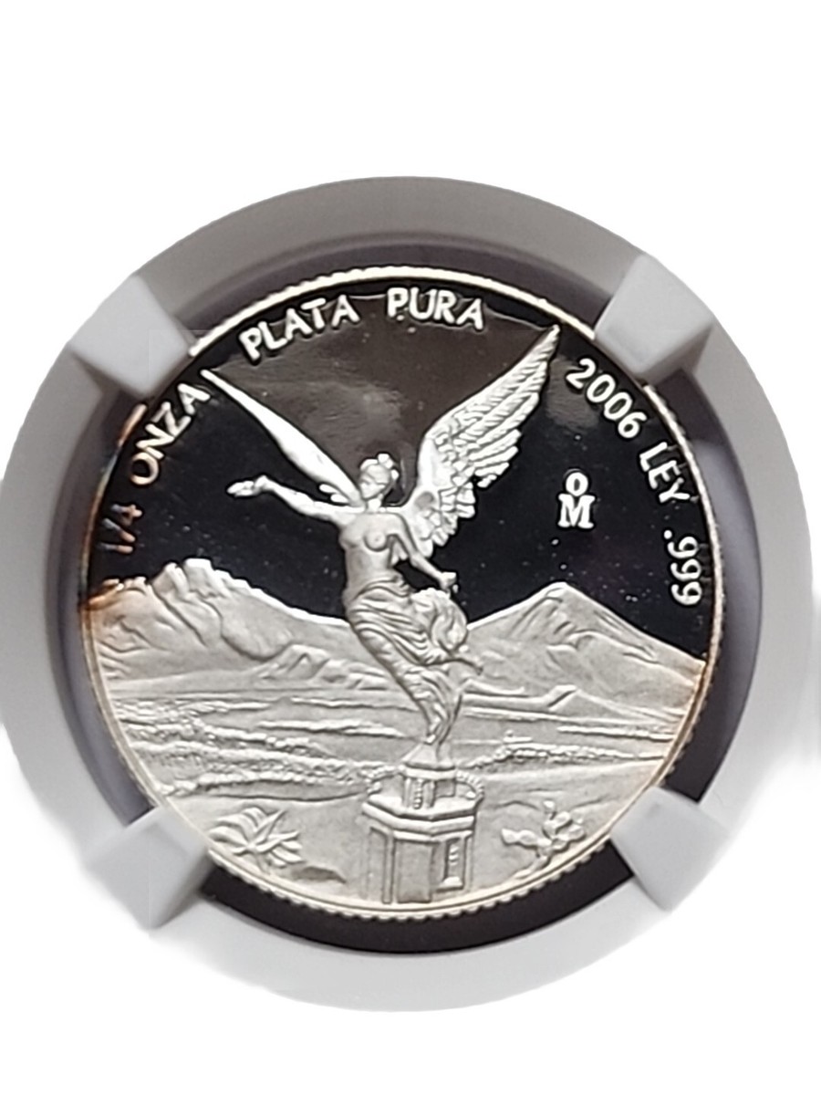 2006 Mexico 1/4 oz .999 Silver Libertad PROOF - In Original
