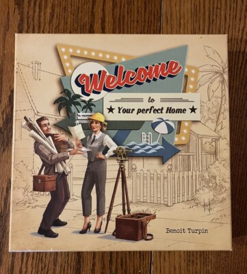 Welcome to Your Perfect Home Board 2018 Blue Cocker New Open Box Complete