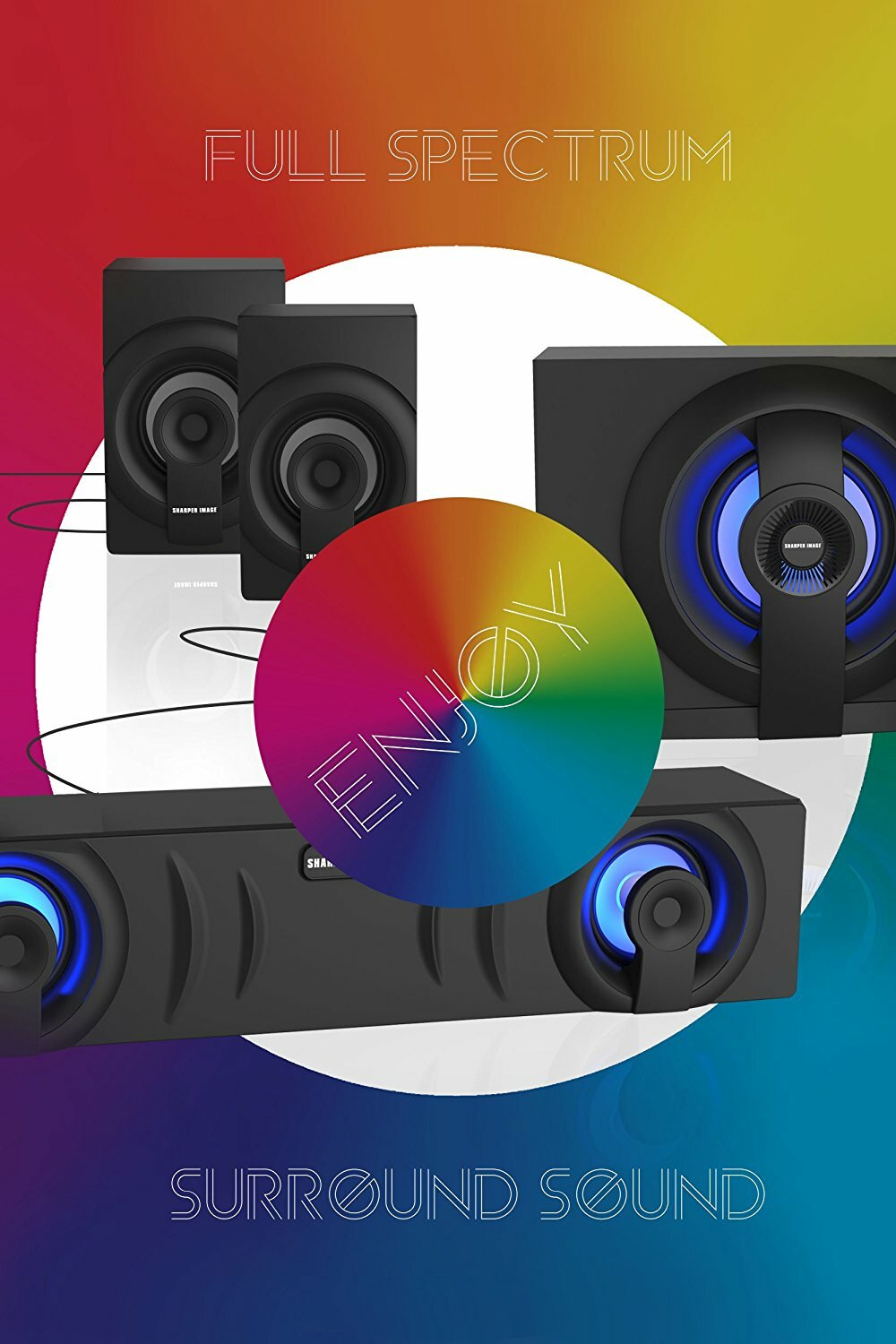 sharper image 5.1 surround sound