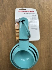 KitchenAid Measuring Cups - Set of 4 - Aqua Sky - KQ058OHAQA