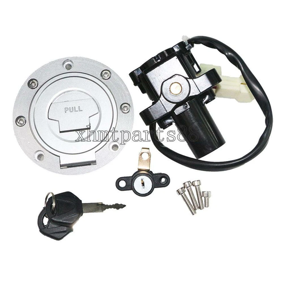 Ignition Switch Gas Cap Key Lock Set for Yamaha FZ6 2004-2009 FZ6R 2009-2014 - Изображение 2 из 4