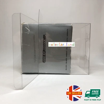 Box Protector GameBoy Advance GBA SP Nintendo Console Strong Plastic Clear Case