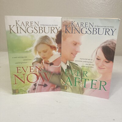 Lot Of 2 Karen Kingsbury Paperback Books: Even Now, Ever After