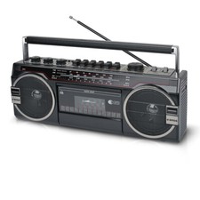 Retro Cassette Radio Player MP3  Recorder AM/FM/SW Portable Bluetooth Speaker