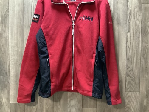 Helly Hansen Women’s Medium Jacket fleece Red Full Zip - Picture 3 of 16