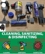 Dyson V8 SV10 Vacuum Cleaner Cyclone Charger Battery Body Nozzle Brush Dust Bin