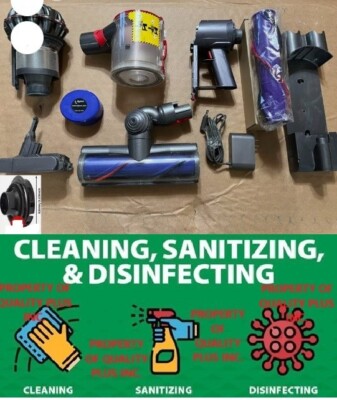 Dyson V8 SV10 Vacuum Cleaner Cyclone Charger Battery Body Nozzle Brush Dust Bin