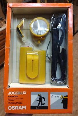 OSRAM JOGGILUX Stirnlampe - Winner Design Award 1985 - Rarität 
