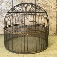 Antique Hendryx Birdcage New Haven Connecticut NO BOTTOM INV-BC19