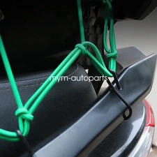 1pcs 6 Hook Green Bungee Cord Cargo Net 40cm x 40cm for Bicycle Motorcycle