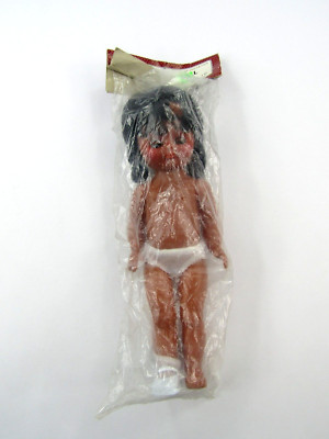 VTG Black Angel Doll Fibre Craft 13 inch 1 Piece In Sealed Bag For Decorations