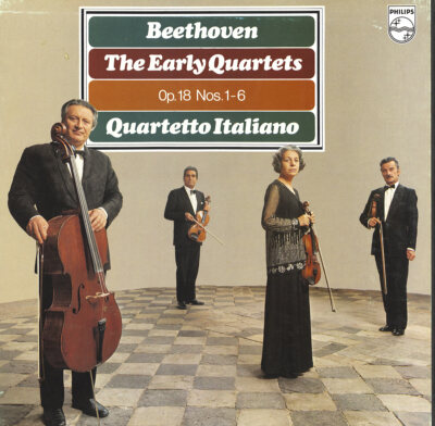 3LP BEETHOVEN 6 Early String Quartets Op.18 QUARTETTO ITALIANO
