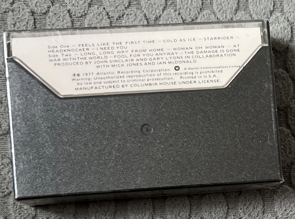 Foreigner - Self Titled - Cassette Tape -- Brand New, Sealed NOS CS 19109 - Image 2 of 2