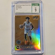 2019-20 Panini NBA Hoops Premium Stock - Arriving Now Holo #12 Ja Morant (RC)