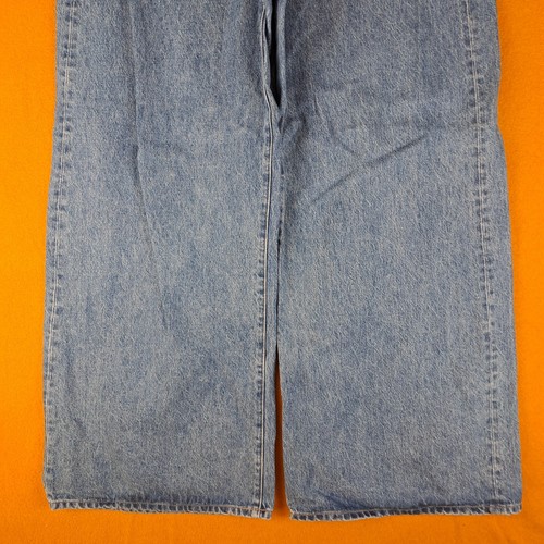 Country Road Jeans Womens Size 12 Blue High Rise Rigid Wide Leg Baggy Denim - Picture 5 of 16