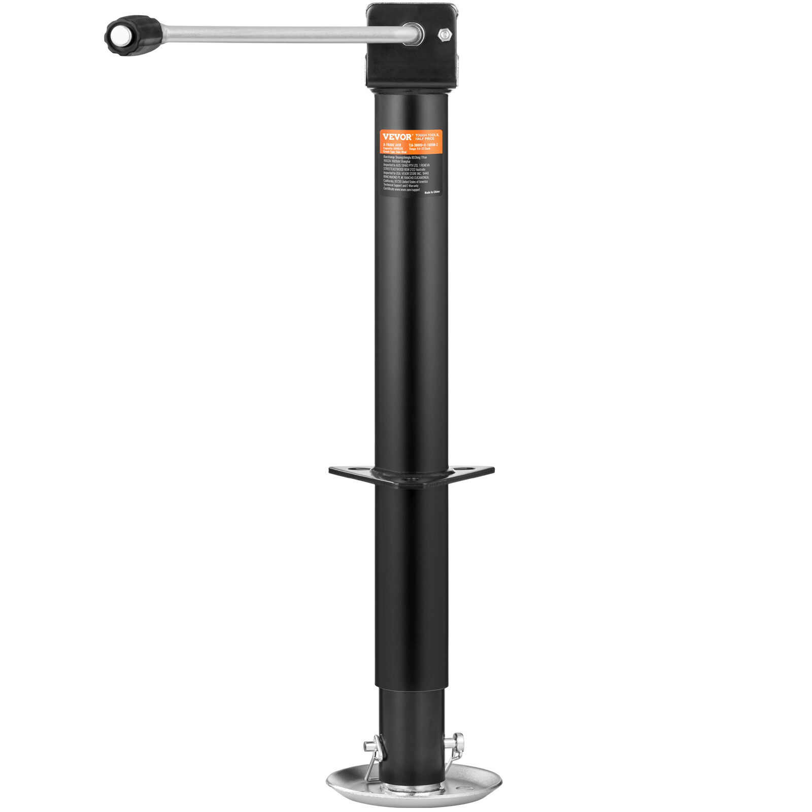 VEVOR Trailer Jack A Frame Bolt on Trailer Tongue Jack 5000 lbs with