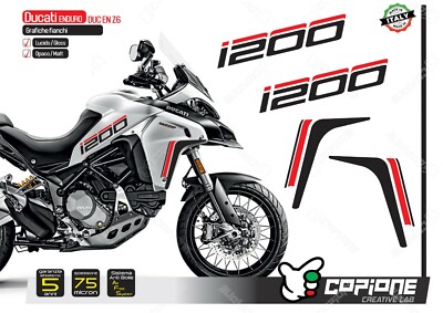DUCATI MULTISTRADA ENDURO 1200 SEITENAUFKLEBER GRAFIK - DUC EN Z6