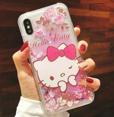 iPhone 11 12 MAX XR - Floating Water Liquid Glitter Rubber Case Pink Hello Kitty | eBay iPhone 11 12 MAX XR - Floating Water Liquid Glitter Rubber Case Pink Hello Kitty | eBay