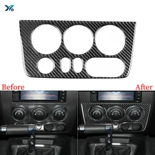 Center Console AC Switch Panel Cover Trim For Hummer H3 06-10 Real Carbon Fiber