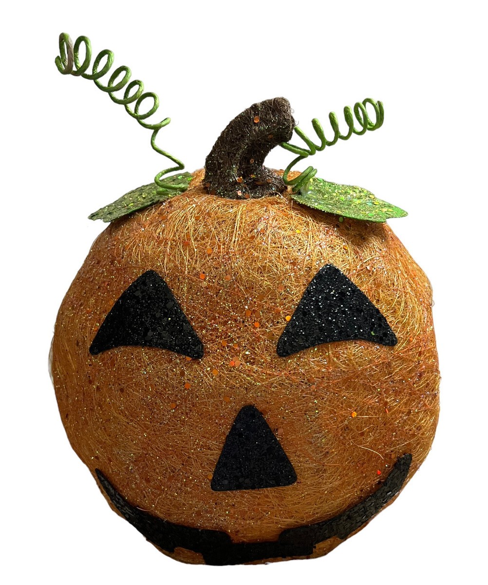 サングラス ^ONE BRILLIANT^ OnyxOB458Pumpkin Onyx-OB458-Pumpkin Halloween Orange Mesh Lighted Jack-o-Lantern Pumpkin Spun