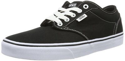 Vans Atwood Skateschuhe schwarz Größen: UK 3 - 5 vulkanisierte Plimsolls Turnschuhe