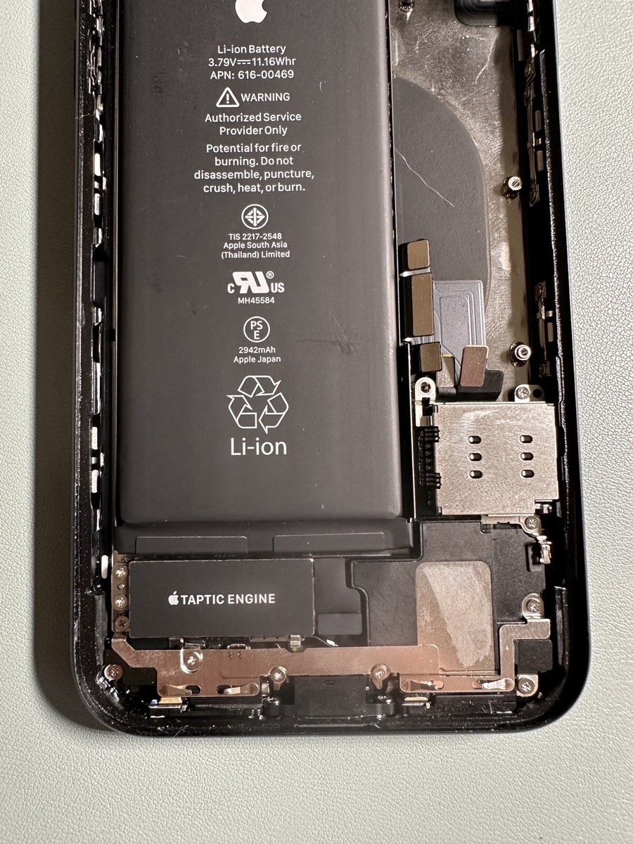 iPhone XR Housing Back Replacement Black Frame Space Gray Original