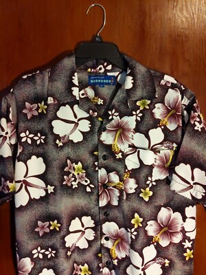 Vintage Casanova Hawaiian Shirt Floral Design See Description 
