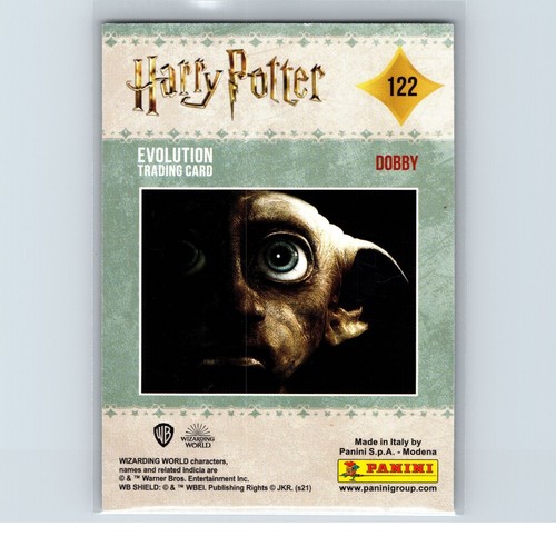 Dobby Harry Potter Wizarding World Evolution Trading Card 2021 Panini #122 - Picture 2 of 4