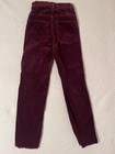 H&M Divided Burgundy Corduroy Pants -size 0 — photo 2
