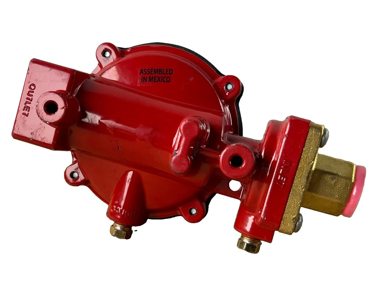 Fisher R222H-HGJ 1st Stage Compact POL x 1/2” FPT Propane Regulator 10 PSI photo 4