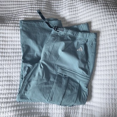 FN0428-464  Men s XL Nike ACG Smith Summit Cargo Pants Denim Turquoise Loose Fit