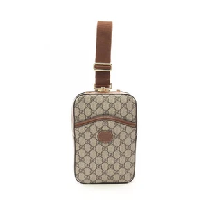 Sac à taille en toile enduite de PVC Gucci Interlocking G Gg Supreme marque Off Body Cat