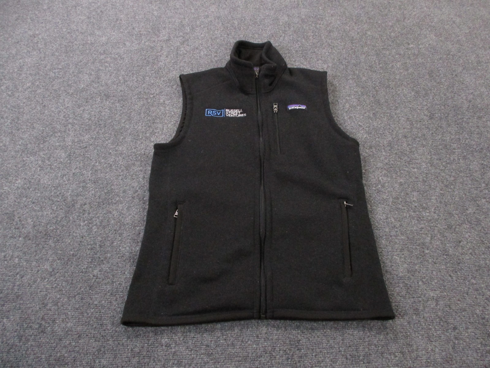 Patagonia Jacket Mens S Black Vest Better Sweater Fleece Jumper Camping 25882