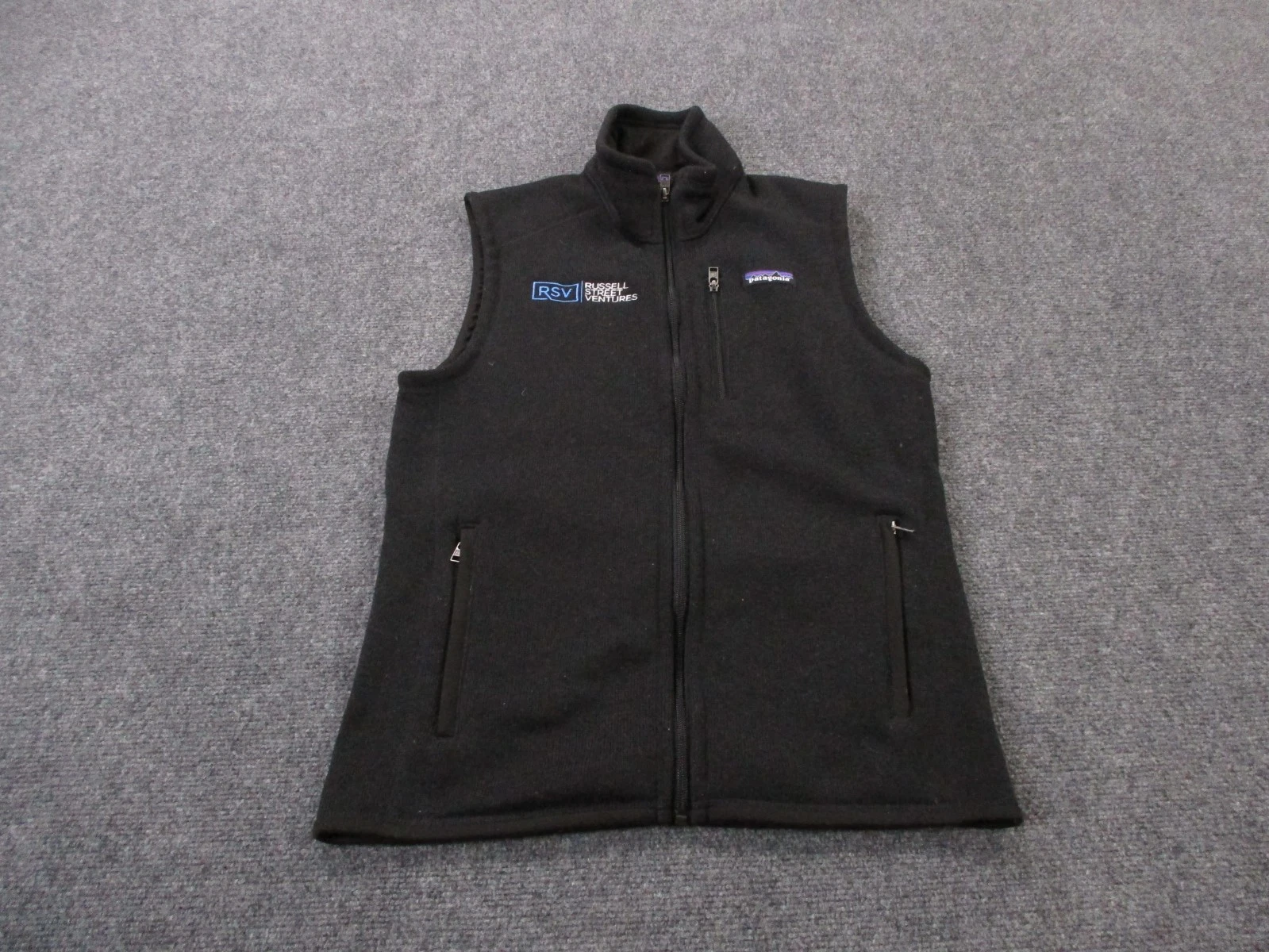 Patagonia Jacket Mens S Black Vest Better Sweater Fleece Jumper Camping 25882