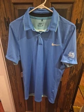 Nike Golf Men’s Polo Size Small Snap Greenbrier Resort Hotel Classic Tournament 