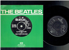 THE BEATLES ALL YOU NEED IS LOVE 7 INCH VINYL SINGLE 1976 PRESSING