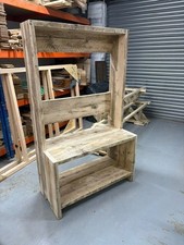 Bespoke Handmade Shoe Rack Hanging Coat Reclaimed Scaffolding boards