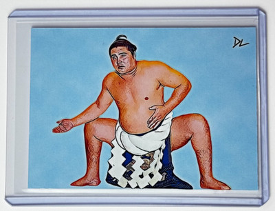 Taiho Limited Edition Artist Signed  Sumo Legend  Trading Card 3/10