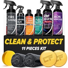 Carfidant Ultimate Kit Complete Car Detailing Shine Ceramic Silk Remover