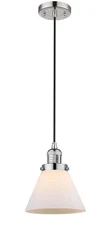 Innovations 1 Light Large Cone Mini Pendant in Polished Nickel - 201C-PN-G41