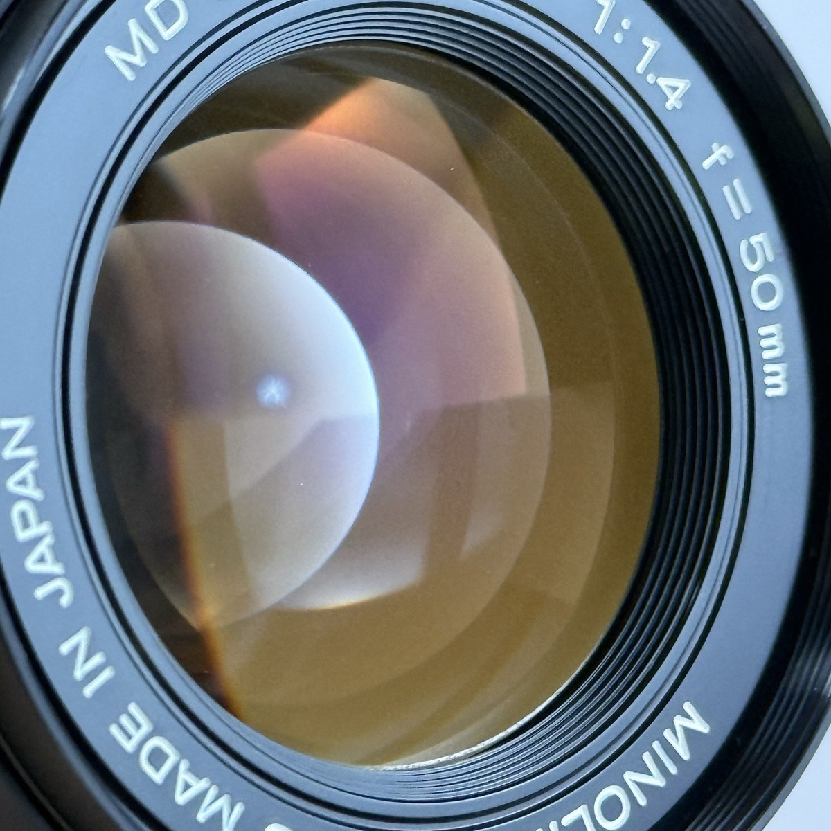 EXC++] Minolta MD Rokkor 50mm f1.4 MF Lens JAPAN G 8143 | eBay